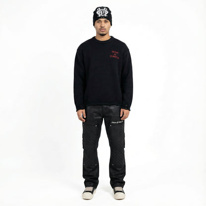 DISTRESSED KNIT
