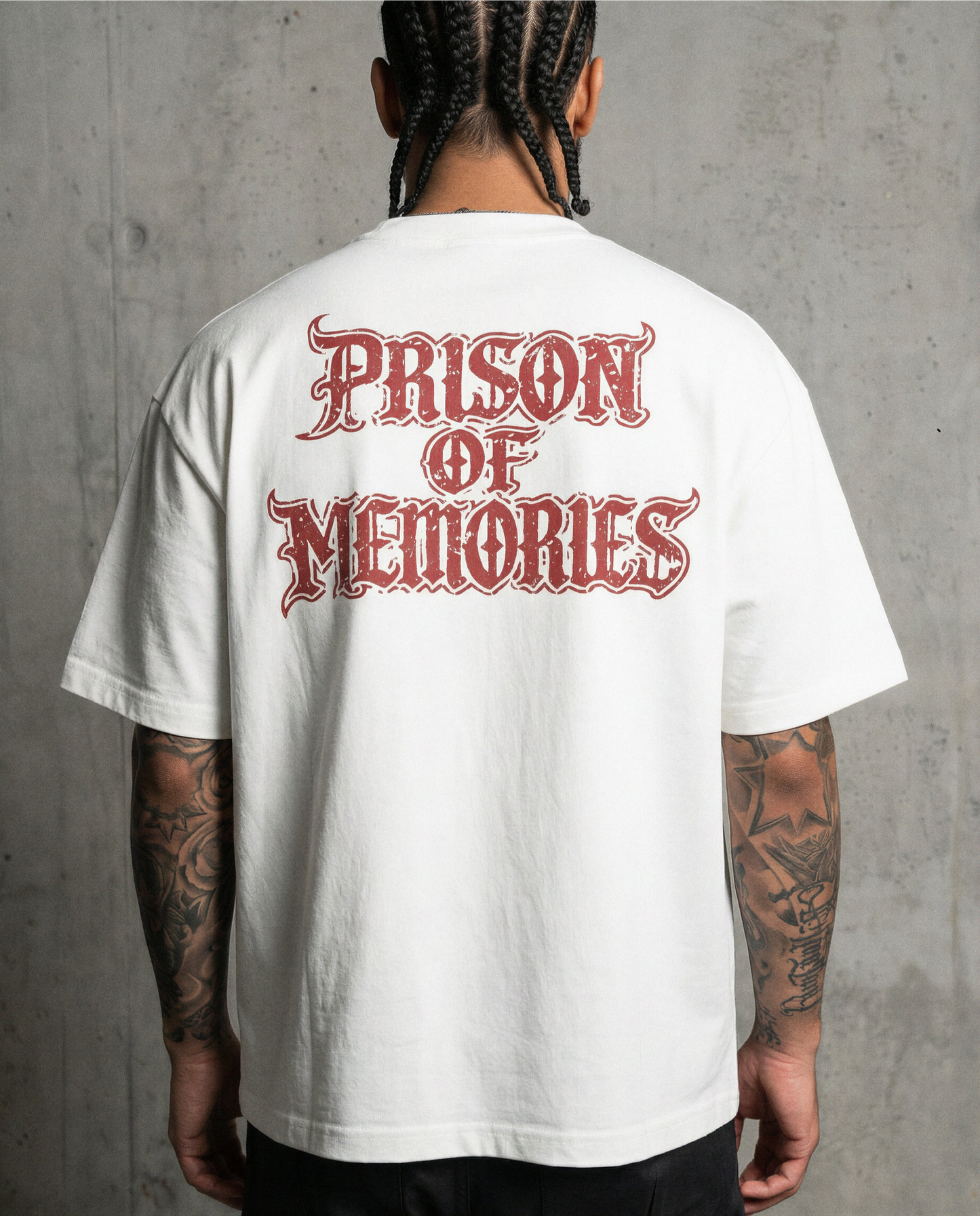 IVORY SCRIPT TEE